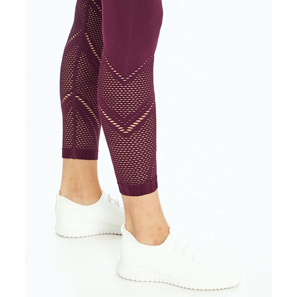 Marika 2PK Fishnet Panel Melanie Leggings Set - Picture 2 of 9